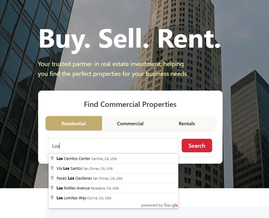 Real Estate Search Engine
